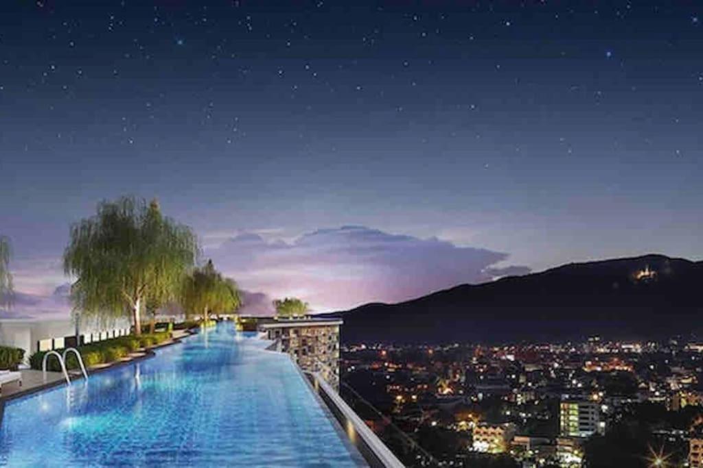 Astra Sky River无边泳池奢华温馨97㎡大三卧山景套房 Chiang Mai Exterior photo